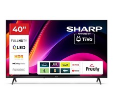Sharp 2T-C40HE3245KB 40 Inch Smart TV QLED HDR FHD Tivo Quantum Dot HDMI USB
