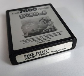 Atari 7800: DIGDUG DIG DUG Cartridge - Tested & WORKS - See screenshot!