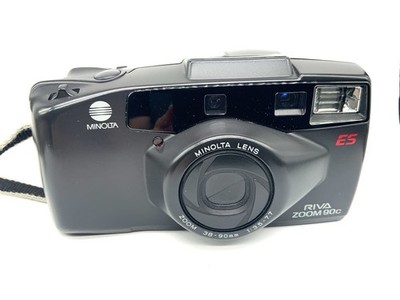 Minolta Riva Zoom 90c Point&Shoot mit 38-90mm 1:3.5-7.7 Analogkamera