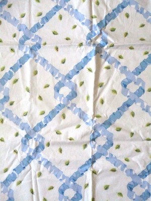 Bailey & Griffin England 15 Yds Chintz Fabric Hand Print Kristin's Ribbons 1985