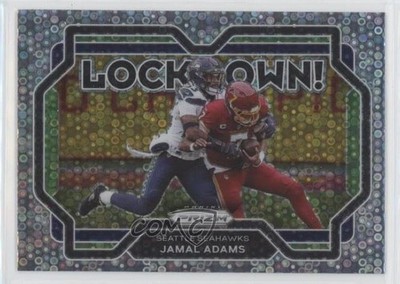 2021 Panini Prizm Lockdown! No Huddle Prizm Jamal Adams #7 0p5x