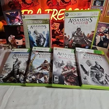 Ubisoft XBOX 360 Assassin's Creed 6 Game Lot Tested 