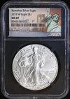 2019 W Burnished Silver Eagle $1   MS 69