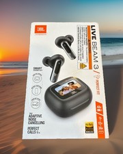 JBL - Live Beam 3 True Wireless Noise Cancelling Earbuds - 2024 - Black. New