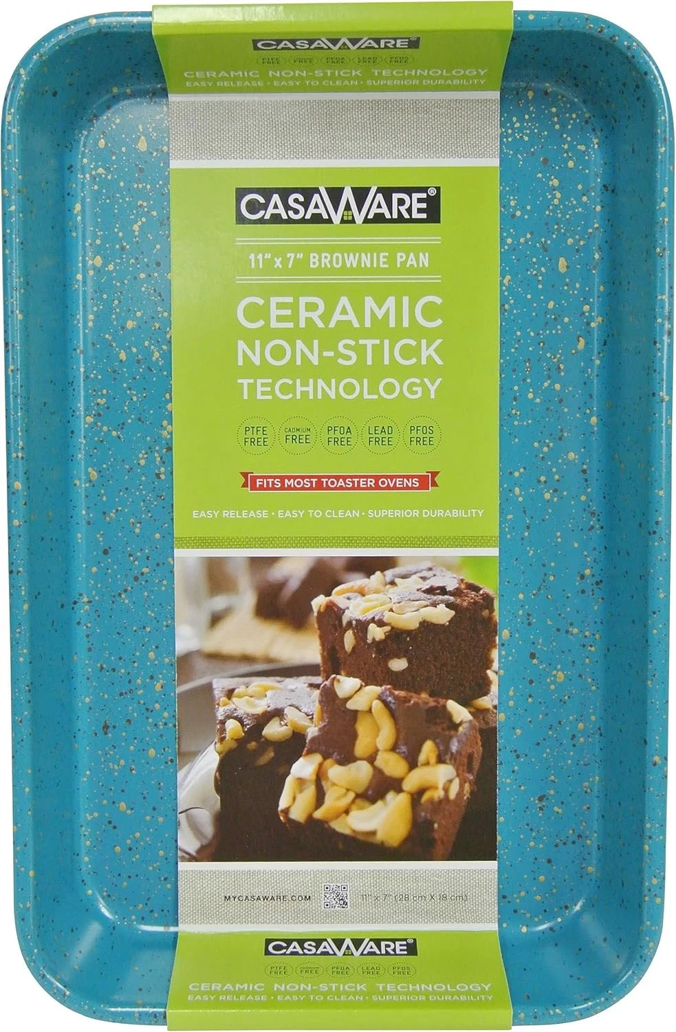7x11 Inch Ceramic Non Stick Toaster Oven Pan