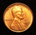 1937-S  Lincoln Wheat Cent  MS+++++Red