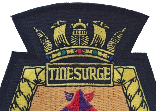 RFA Tidesurge Royal Fleet Auxiliary Embroidered Patch Badge - MOD LICENSED - Picture 3 of 8