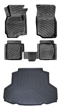 Floor Mats Cargo Trunk Liner For Mitsubishi Lancer 2002-2007 Waterproof Set Floor Mats Cargo Trunk Liner For Mitsubishi Lancer 2002-2007 Waterproof Set