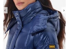 “NEW WITH TAGS”WOMEN'S BARBOUR INTERNATIONAL HOLMES QUILTED JACKET,SIZE 14UK