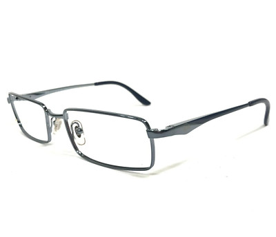 Ray-Ban Eyeglasses Frames RB 6153 2507 Shiny Bluish Silver Rectangular 53-17-140