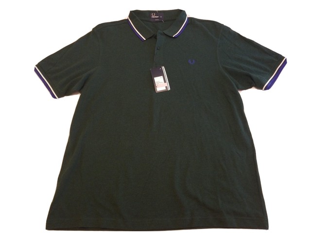 fred perry twin tipped polo green