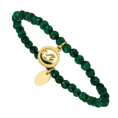Stainless Steel Orula Protection Bracelet - Green & Yellow Beads, Unisex Good Luck Amulet For Men & Women - View #7