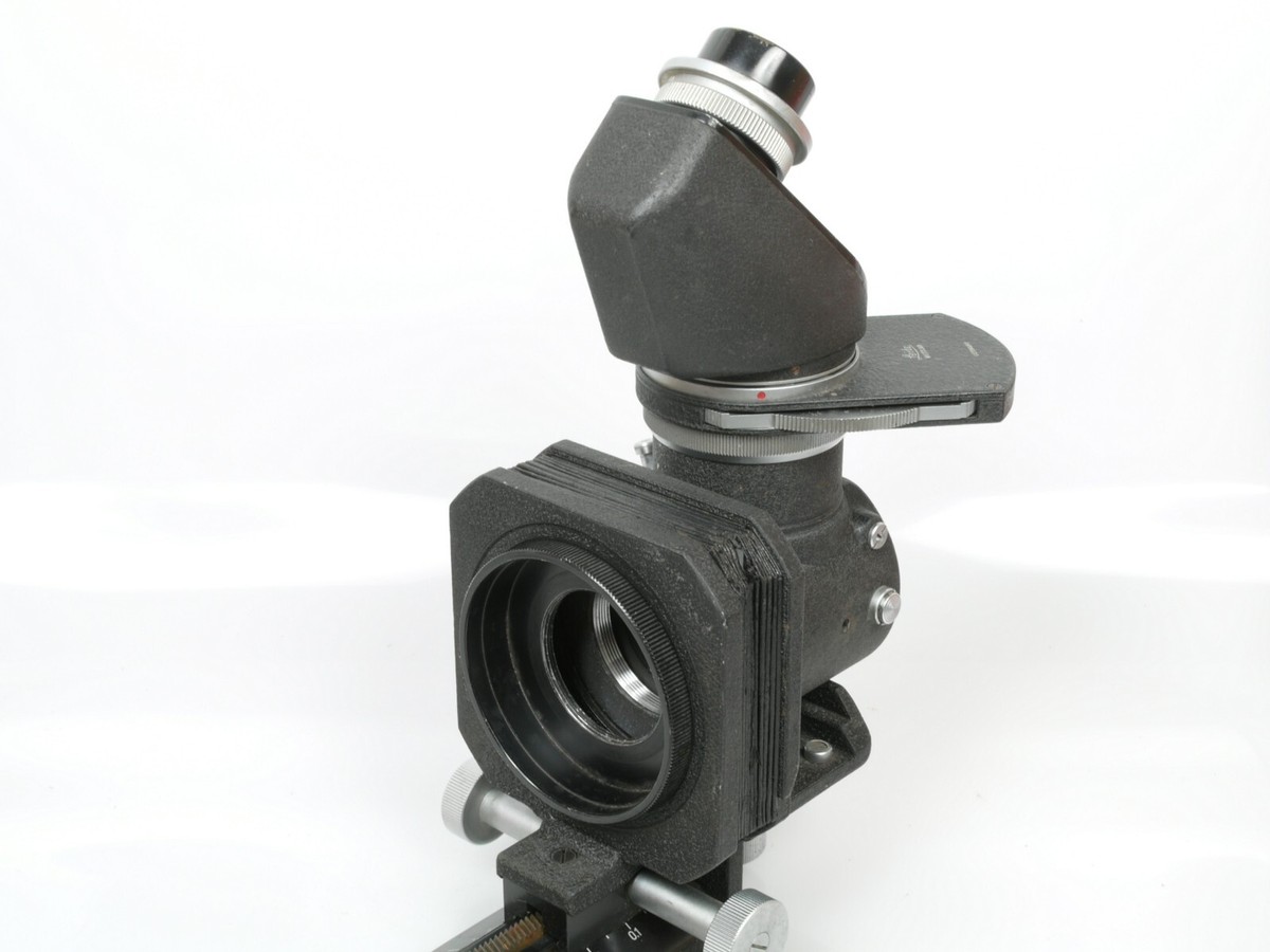 Leitz Leica Micro Visoflex I Spiegelkasten mit 45° Lupe Prototyp