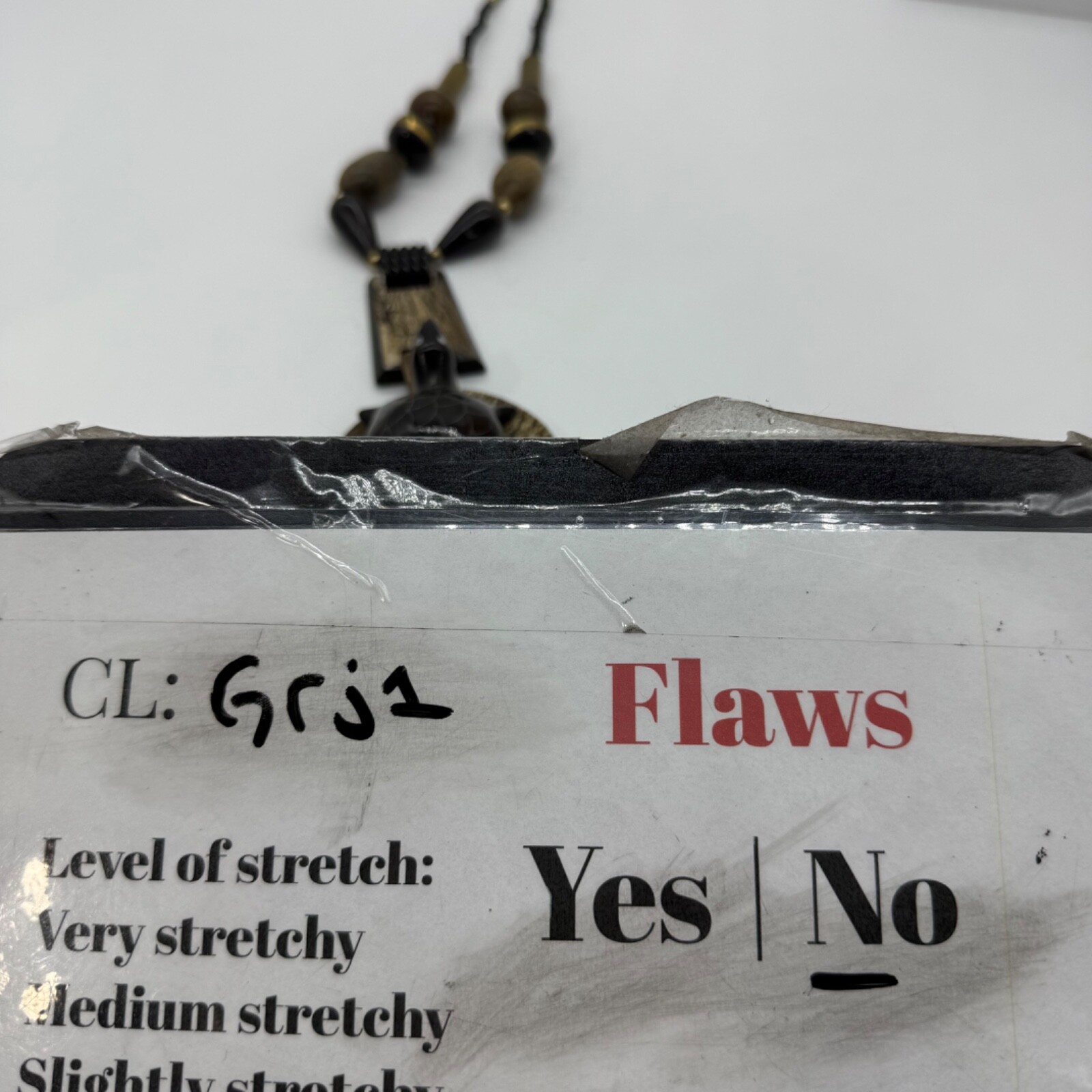 Turtle Chunky Beaded Statement Necklace Black Hoo… - image 10