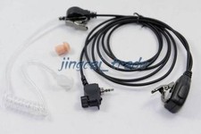 Auricolare tubo acustico nascosto microfono PTT per radio Motorola Tetra MTH800