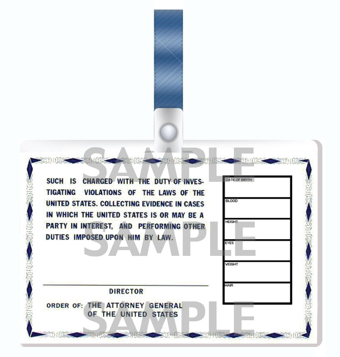 The X-Files / The Simpsons - Fox Mulder cosplay wallet I.D. Badge