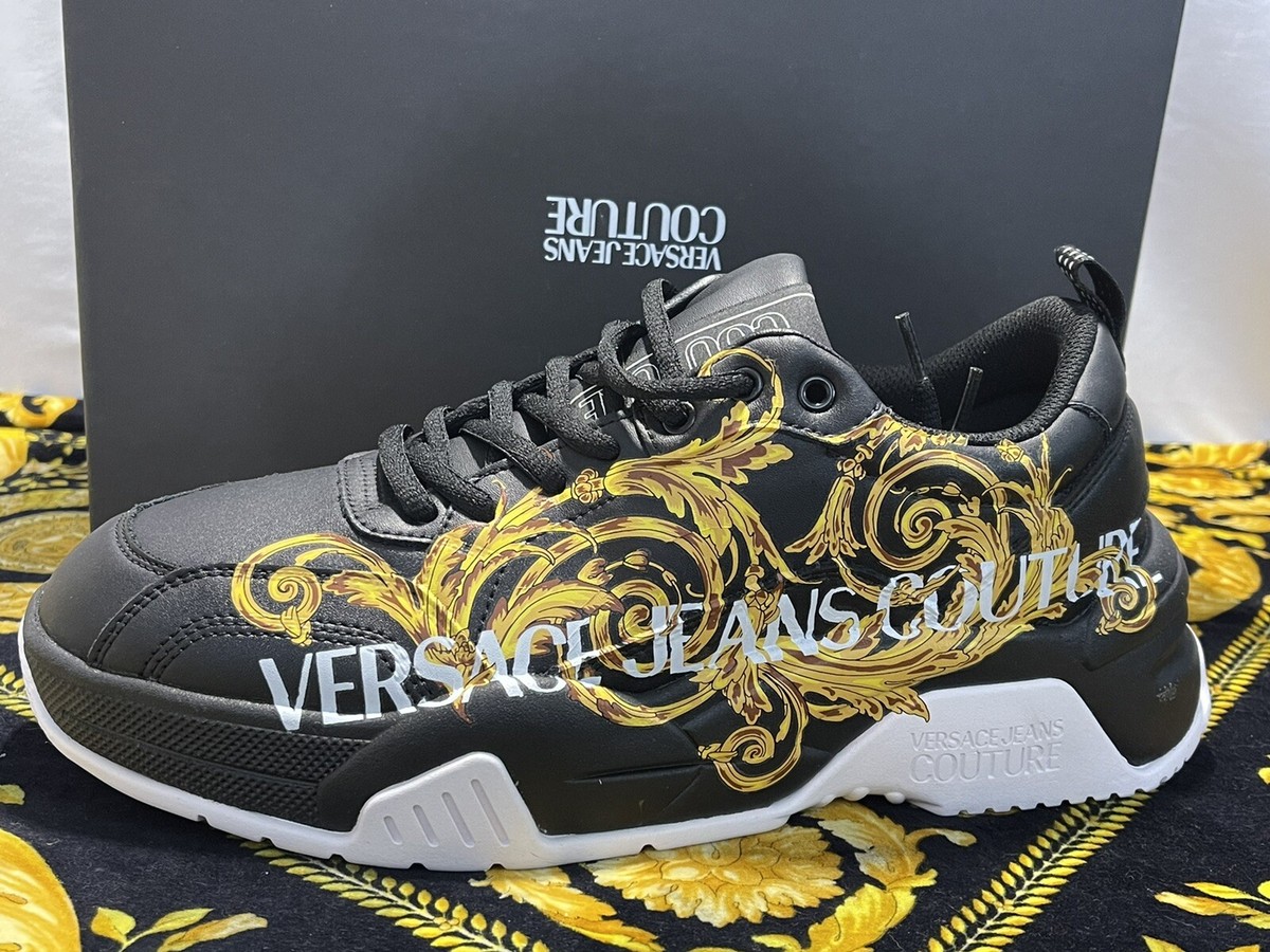 versace sneakers jeans couture