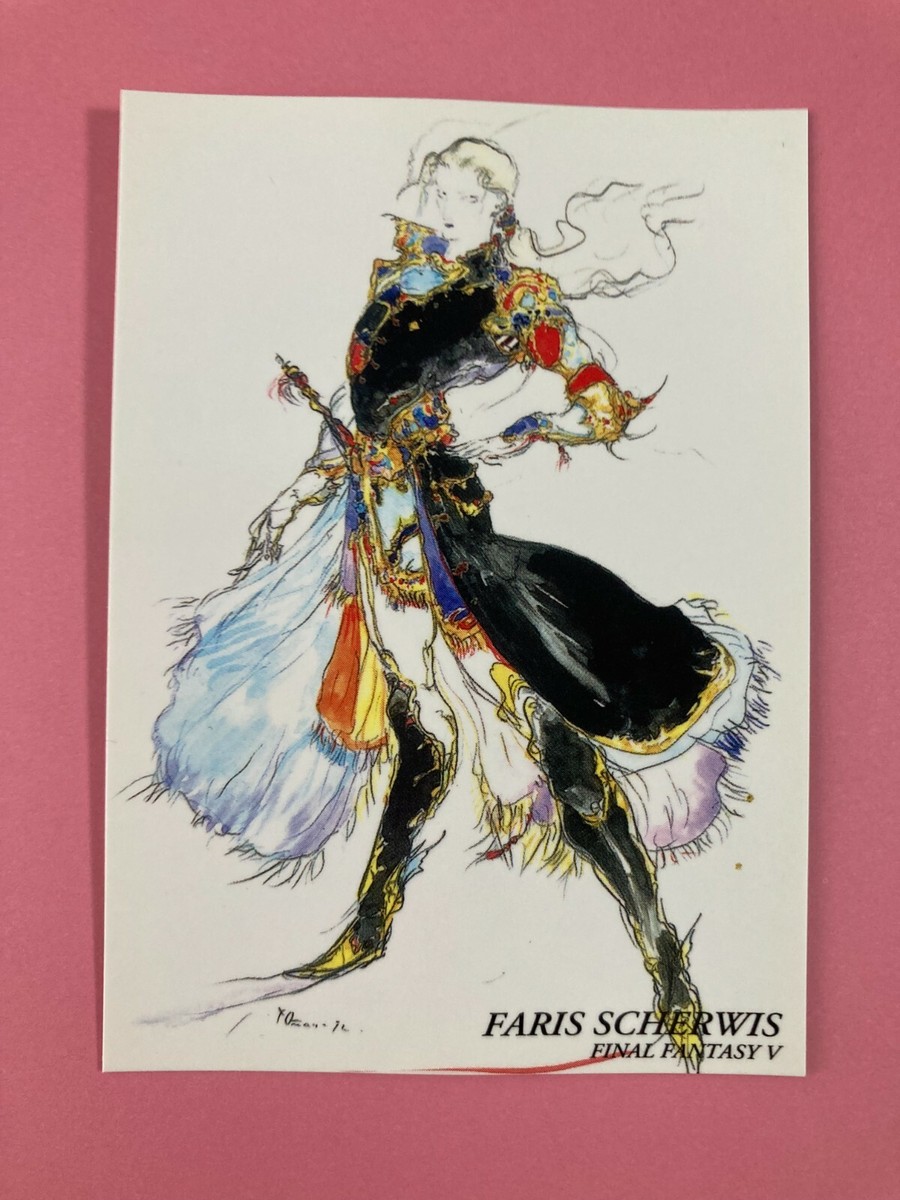 Final Fantasy Art Museum Trading Card＃169 Faris Scherwis japan F
