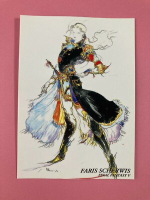 ファイナルファンタジー ファミ通 アートミュージアム ファリス Final Fantasy Art Museum Trading Card＃169 Faris Scherwis japan F