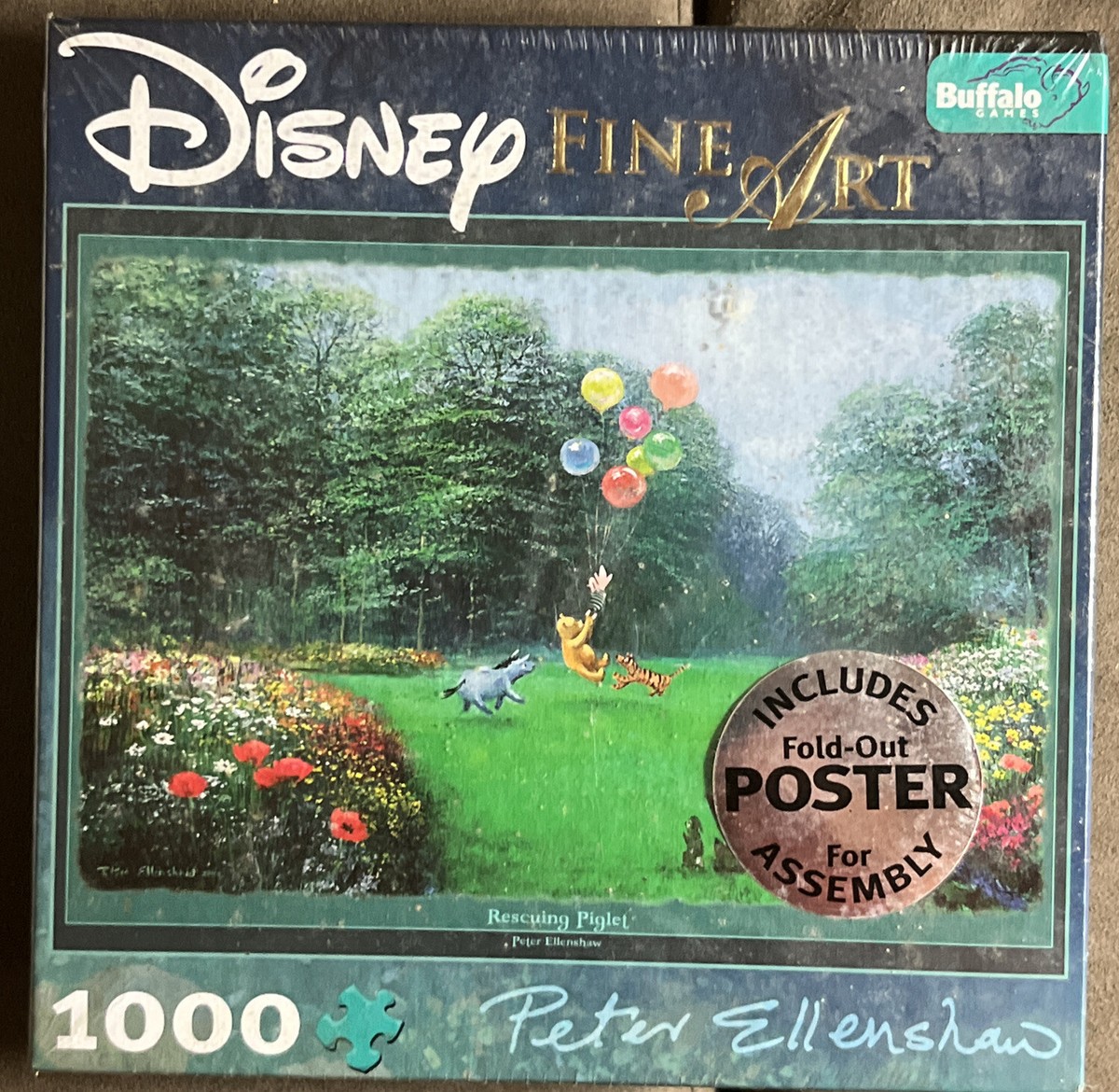 new✨Jigsaw Puzzle Peter Ellenshow Disney Peter Ellenshaw Disney 1,000 Piece Puzzle. Rescuing Piglet