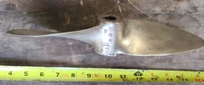 COLMBIA  2 Blade Brass Boat Propeller/Prop 013P.8R,H1.9336 Approx 13"