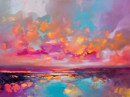 Scott Naismith - Fractal Shore - Canvas Print Wall Art 3 sizes available - Picture 3 of 4