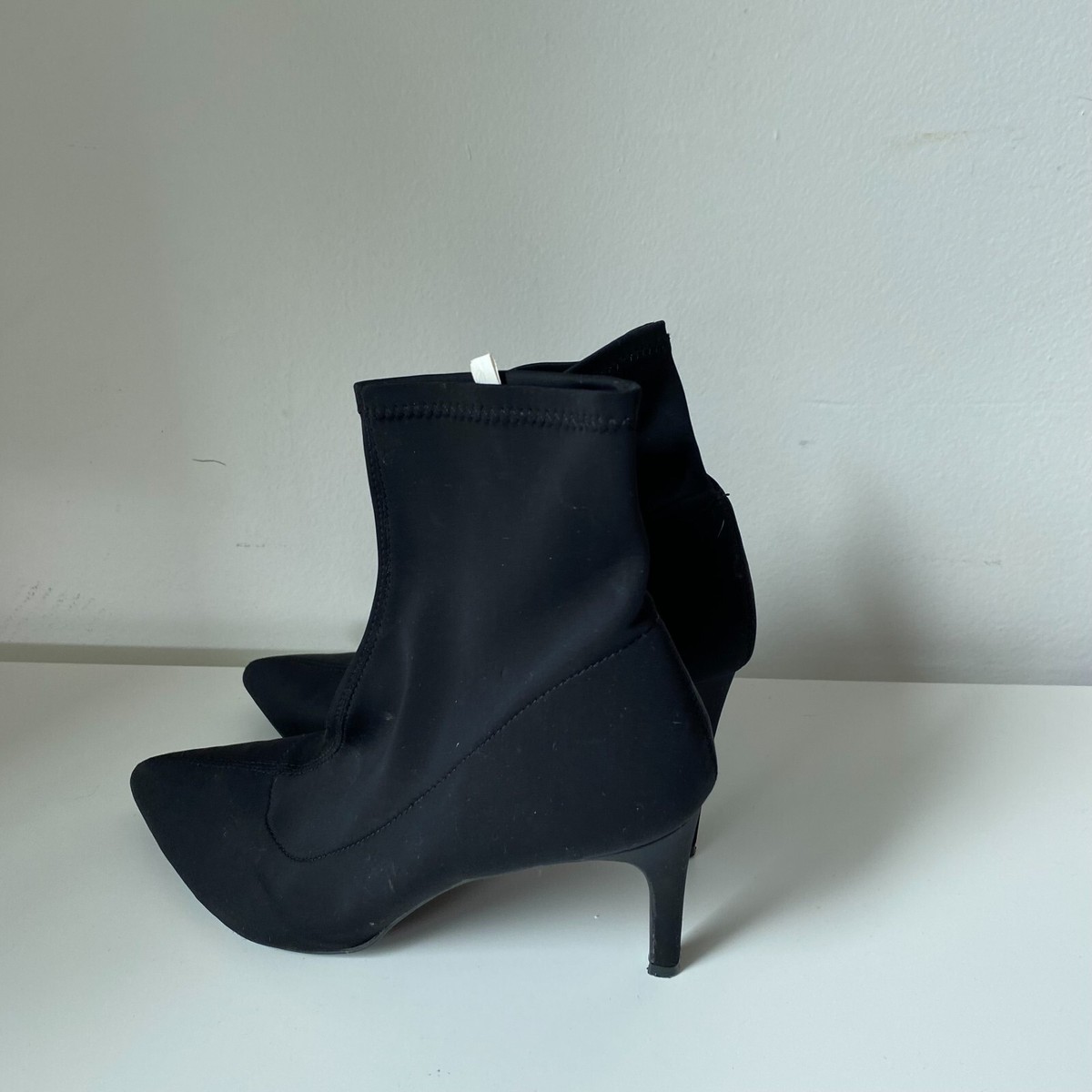Mossimo Supply Black Sock Heels Size