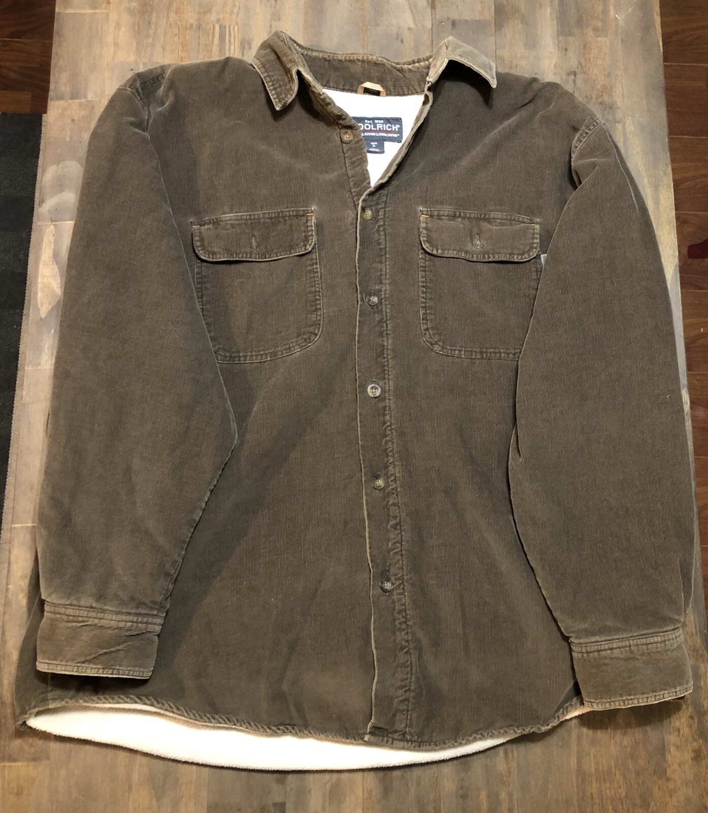 Woolrich Corduroy Fleece Lined Heavy 