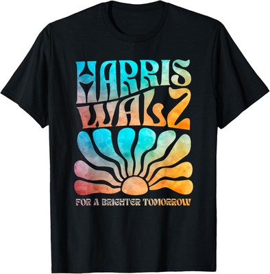 Harris Waltz 2024 For A Brighter Tomorrow Boho Aesthetic T-Shirt