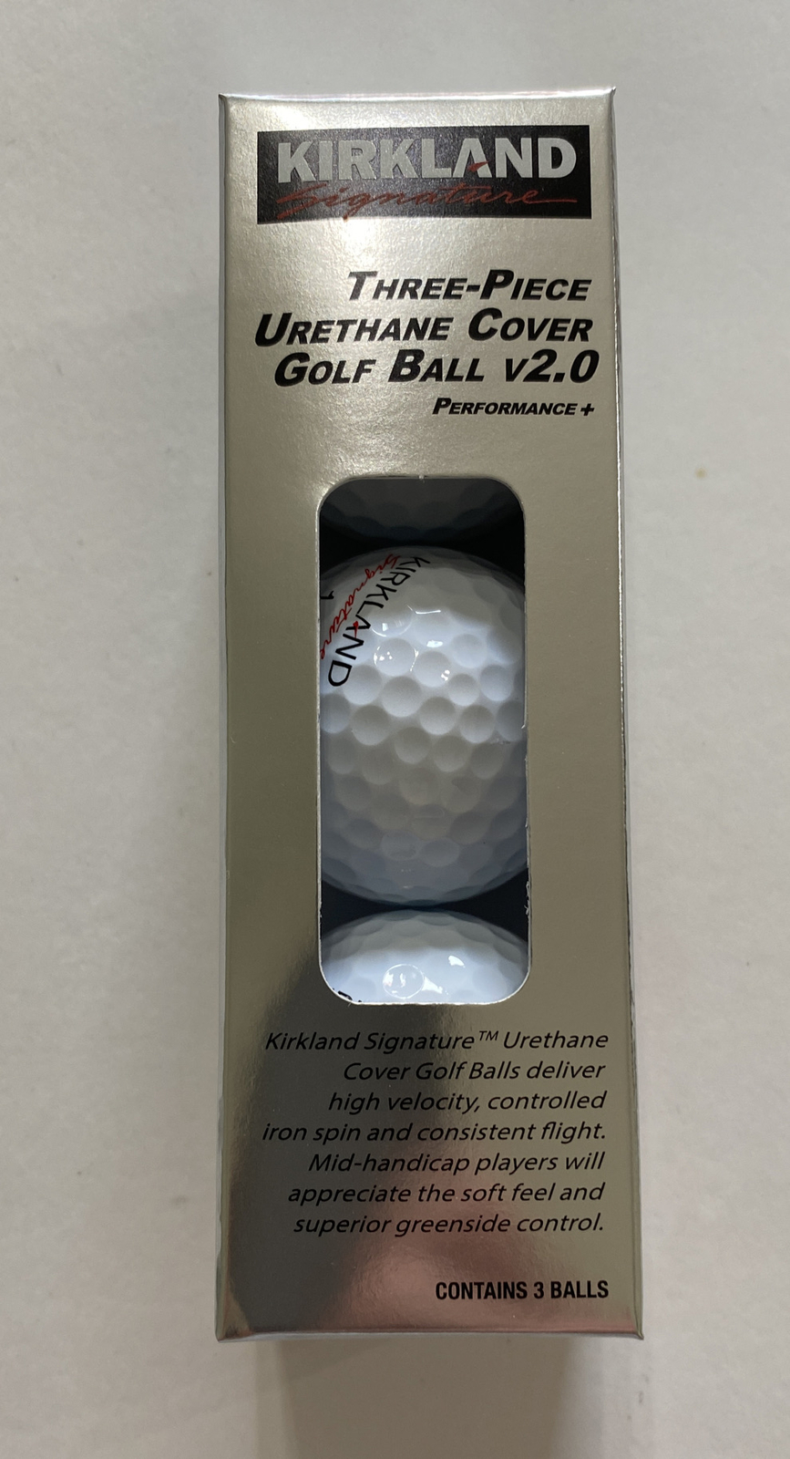 Costco BRAND Kirkland Signature 3piece Urethane Cover Golf Balls 1