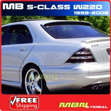 S-KLASSE 99-06 W220 AMG Flush Steuerkn&uuml;ppel Dach Glas Hinter Spoiler Bemalt 040