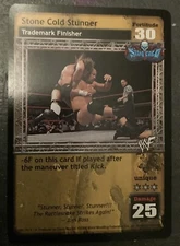 2000 WWF WWE Raw Deal Trading Card Game Promos Steve Austin Stone Cold Stunner