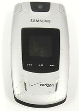 Samsung SCH-U540 - Silver and Black  Verizon  Very Rare Flip Phone - Untested