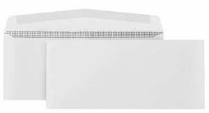 500 #10 Security Envelopes-Gummed Flap-Designed For Secure Mailing-Security Tinted With Printer Friendly Design- 4 1/8 X 9 ½’’-Pack Of 500 (869643000316)