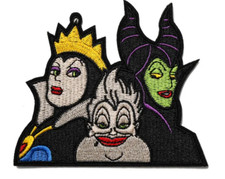 Maleficent - Ursula - Snow White Evil Wicked Queen - Embroidered Iron-On Patch