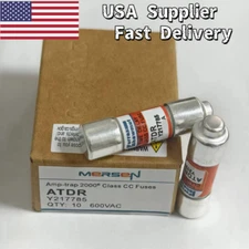 10PCS/Box New Ferraz Shawmut ATDR-1/2 0.5A 600V Time-delay Fuse ATDR1/2