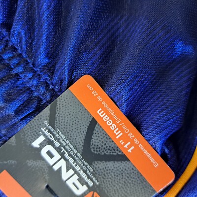 And1 Pantaloncino Uomo Basket Palestra 11" Cucitura Interna S M L 2XL - Foto 9