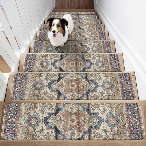 Non-Slip Carpet Stair Treads, Rubber Safety Mats for Wooden Steps, Reusable - Picture 80 of 87