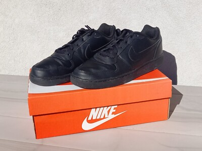 Herren Schuhe Sneaker NIKE EBERNON LOW - Größe 42,5 - Schwarz