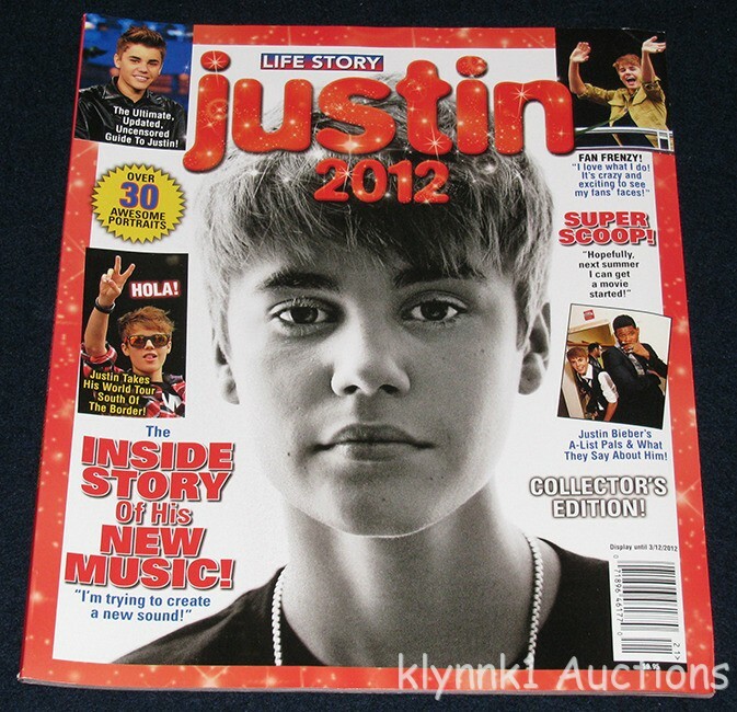 Justin Bieber Life Story Magazine 30 Awesome Portraits Collectible March 2012