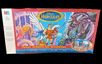 Disneys Hercules MB Spiele 1997 Vintage Kinderspiel Rarität sehr selten
