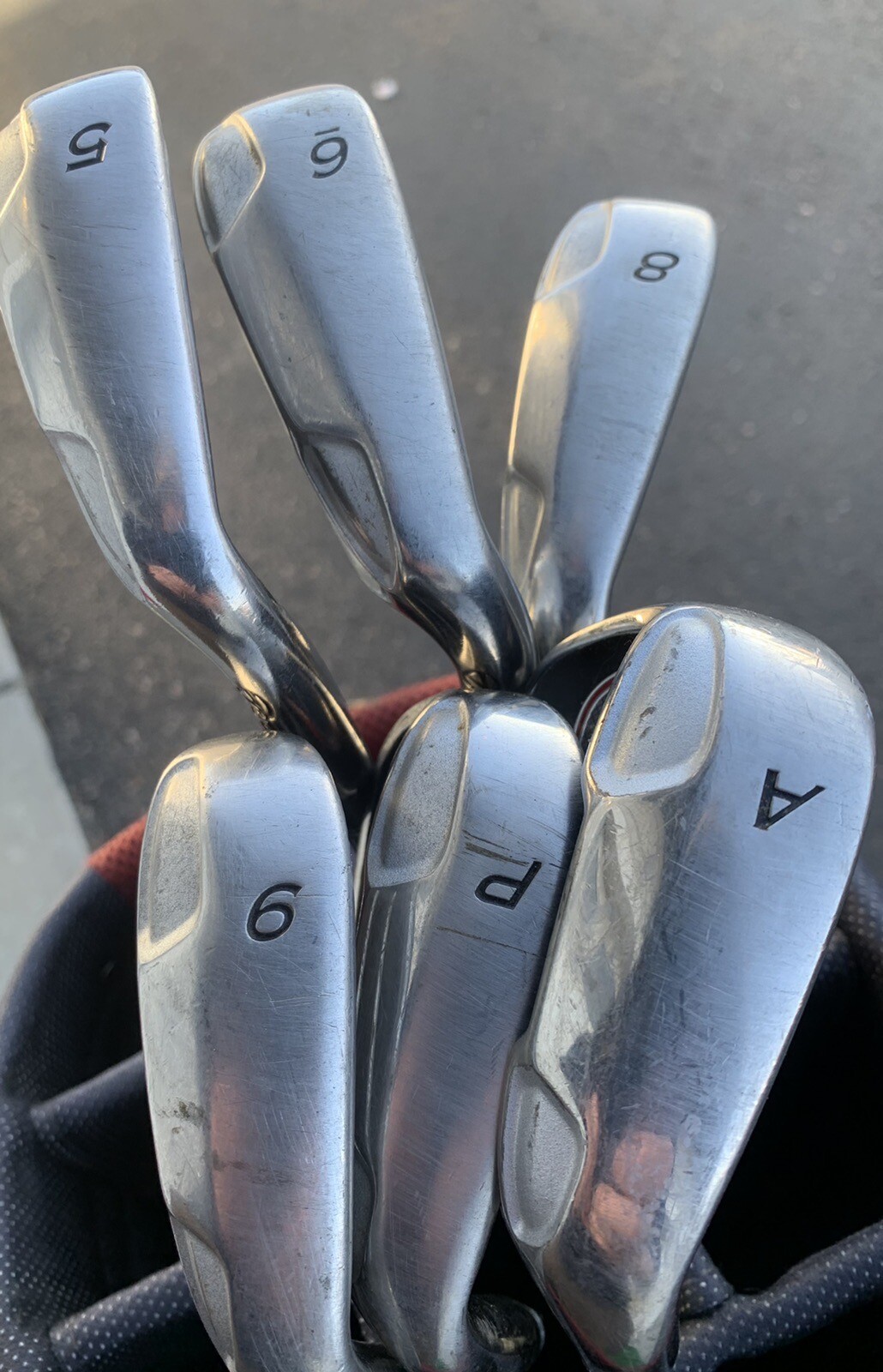 Taylormade Burner Plus Iron Set 5AW Regular Flex Steel RH MISSING 7