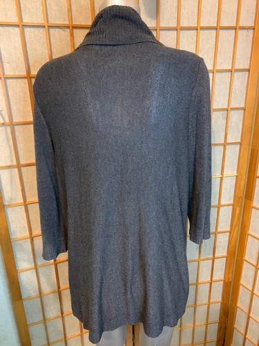 REITMANS PLUS Dark Gray Open Front Cardigan Sweater * sz 1X - Picture 6 of 7