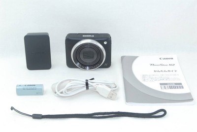 Canon PowerShot N2 Compact Digital Camera 16.2MP Black Used Japan  