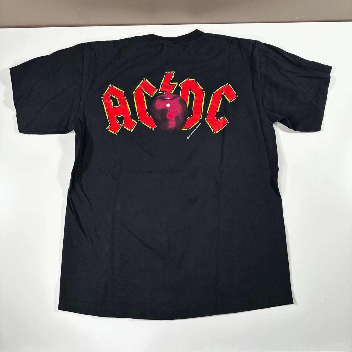 ACDCツアー 1991 ヴィンテージ Tシャツ XL ヴィンテージ ACDC 1990-1991 ワールド ツアー バック イン