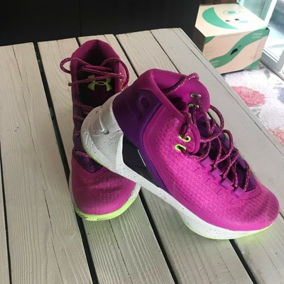 stephen curry shoes pink and green