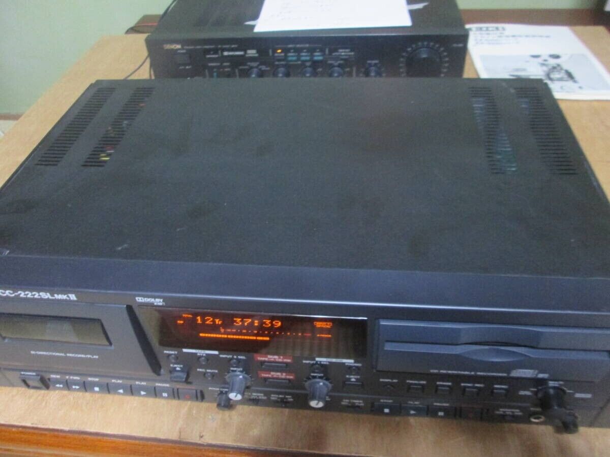 TASCAM CC-222SL MKII CD Recorder/Cassette Deck for sale TASCAM CC-222SL MKII CD Recorder/Cassette Deck for sale