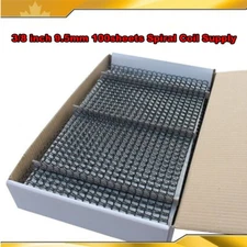 Intbuying 3/8 inch 9.5mm 100 PC Spiral Coil Supply for Binder Machine