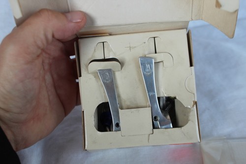 Campagnolo C-Record Syncro II 2 Shifters Shift Levers 8-Speed NOS Down Tube - Picture 14 of 14