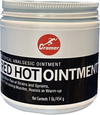 Cramer Red Hot Analgesic Ointment For Muscle And Joint Pain Relief 1Lb New Label